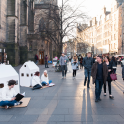 Dog Stone by Creative Electric took storytelling out on the streets of Edinburgh.